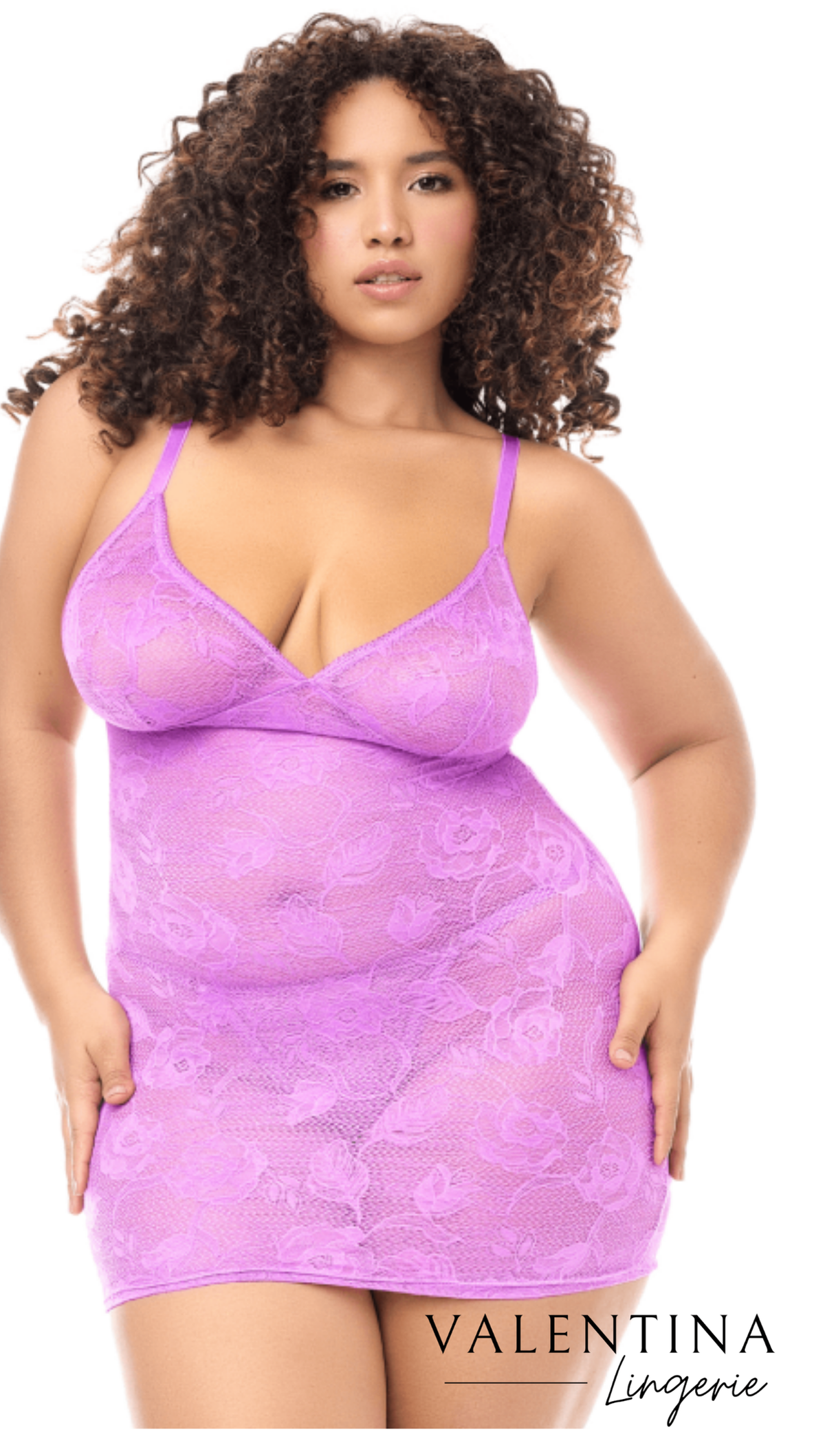 Nuisette Maud en dentelle extensible – Lingerie élégante et sensuelle